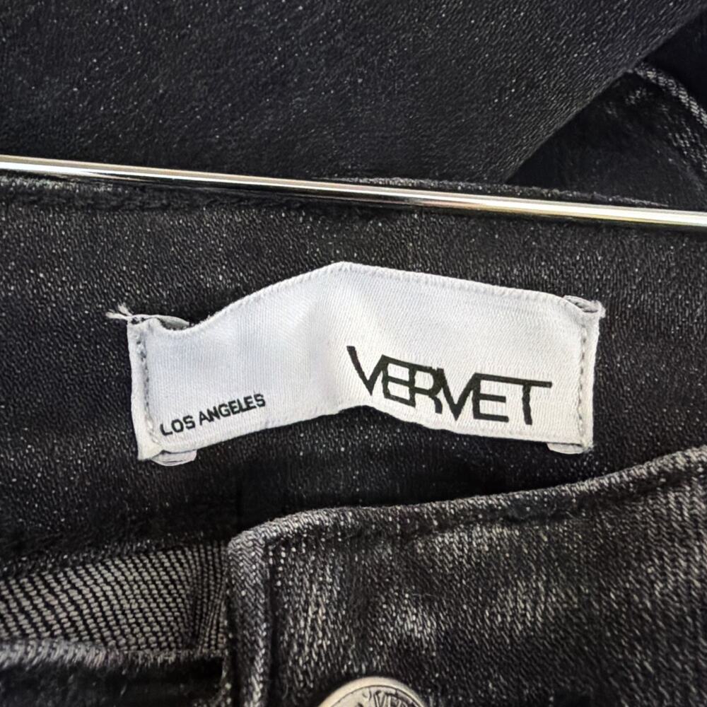 NWT Vervet Flying Monkey Black Distressed Mom Jeans #1395 Size 16 - Picture 4 of 4